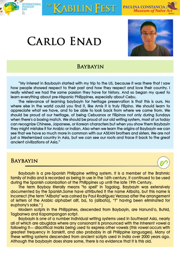 Workshop Facilitator 8- Carlo Enad