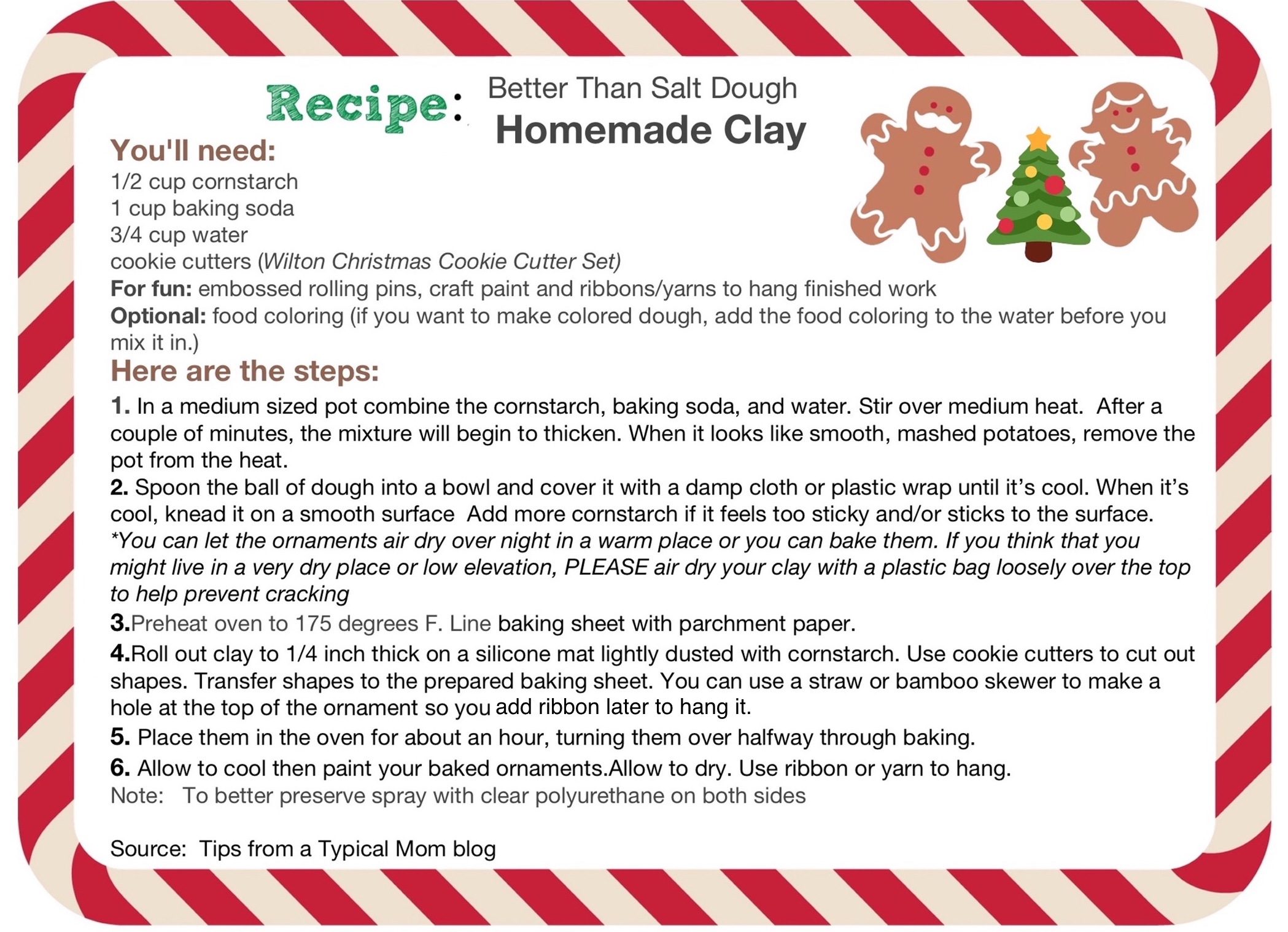 Homemade Clay recipe