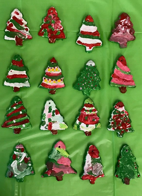 trees after painting